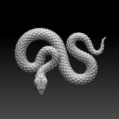 Rattle Snake 3D Model Game Ready - Team 3d Yard