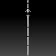 Preview10.jpg Conan Sword - Real Size - Conan The Barbarian 3D print model