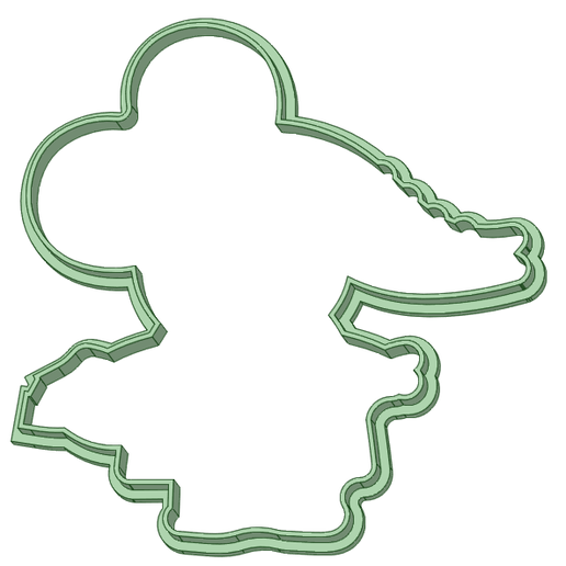 Contorno.png Emilia whole elephant cookie cutter