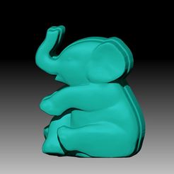 Elephant.jpg STL file ELEPHANT 2 SOLID SHAMPOO AND MOLD FOR SOAP PUMP・3D printing template to download