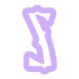 z_Low_case.stl Merlina - alphabet font - cookie cutter