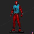 01.jpg Scarlet Spider -Spider man - Marvel comics - High Quality 3D print model