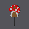 FFT000004CT2L-Mushroom-House.png Mushroom House - Caketopper v2