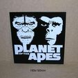planeta-de-los-simios-planet-of-the-apes-cartel-letrero-impresion3d-ficcion.jpg Planet of the Apes, Planet of the Apes, poster, sign, signboard, logo, 3d printing, fiction, movie, movie
