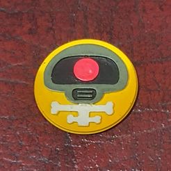 20230906_150913.jpg Free STL file Zako Zako Hour Logo Coin, Keychain, and Coaster Set・3D print design to download