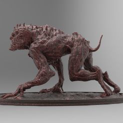 Alghoul-2-25x50-2.jpg Free STL file Alghoul 1 | Witcher・3D printer model to download