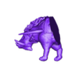 mount_half_1.stl Gnoll Warthog Riders Pack