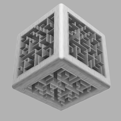 Fichier STL gratuit Peinture de labyrinthe 3D/ labyrinthe cubique 🎨・Idée  pour impression 3D à télécharger・Cults