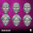 1.png Tank Girl Collection Fan Art Heads Collection 3D printable File