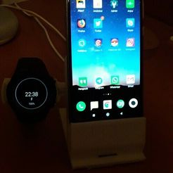 2019-06-09_4.jpg Stand for Huawei watch 2 + Xiaomi Mi 8