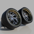 cavini-v5.png Savini SV 67 Style rims 21" for diecast and scale models
