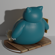 Snorlax3.png Munchlax and Snorlax 3D print model