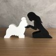 WhatsApp-Image-2022-12-26-at-17.47.43-1.jpeg Girl and her lhasa apso (straight hair) for 3D printer or laser cut