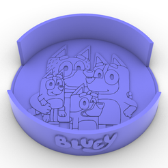 Fichier STL bingo, bluey et famille cake topper 🍰・Modèle imprimable en 3D  à télécharger・Cults