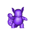 wartortle_pose_1.stl Pokemon - Wartortle with 3 different poses