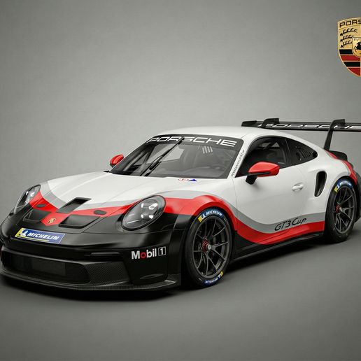 2021 Porsche 911 GT3 Cup (992) - Ultimate Racing Machine - 3D Printable