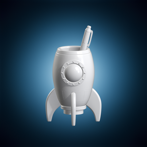 Rocket Pen Cup