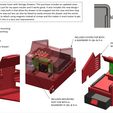 0-Ender-5 Console Cover Complete Assembly.jpg Скачать файл 3MF Обновленная консольная крышка Ender 5 с ящиками • Проект для печати в 3D, a3rdDimension
