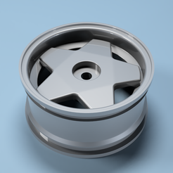 Borbet.png Free STL file 1/10 RC Rim - Borbet Type A・3D printing template to download