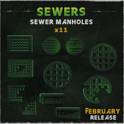 2023-February-04.jpg STL file Sewer Manholes - Basing Bits・Model to download and 3D print