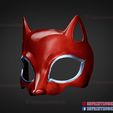 Persona_5_Panther_Mask_3d_print_model_03.jpg Persona 5 Panther Mask - Anime Cosplay Mask - Halloween Costume