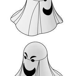 Geist_02-Farbe.png Archivo STL Decoración de fantasmas de Halloween・Modelo imprimible en 3D para descargar