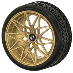 1.1.jpg Fichier STL Roue Bmw 666M 1:16・Objet imprimable en 3D à télécharger