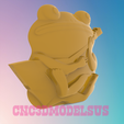 2.png frog 3D MODEL STL FILE FOR CNC ROUTER LASER & 3D PRINTER