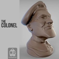r1.jpg Бесплатный STL файл The Colonel・3D-печатный дизайн для скачивания, Sculptor