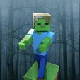zombie-dark-forest.jpeg Minecraft Zombie movable figurine