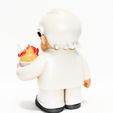 0010.jpg White Colonel Sanders The Chicken Father KFC toy