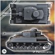 4.jpg Panzer IV Ausf. H Krupp Entwurf W1466 (prototype) - Presupported Germany Eastern Western Front Normandy Stalingrad Berlin Bulge WWII