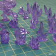 Crystals-Preview.png Collection of 30 Crystal Clusters