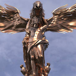 guardian-h.2590.png Archivo OBJ Gran Sacerdotisa Águila Antigua・Modelo imprimible en 3D para descargar, aramar