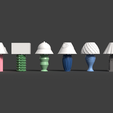 group-3-lamps-colored-render.png 1:12 scale working LED dollhouse lamps (group 3)