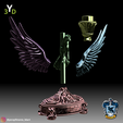 4.png Hogwarts Candlestick Holder Pack - Gryffindor, Slytherin, Ravenclaw and Hufflepuff