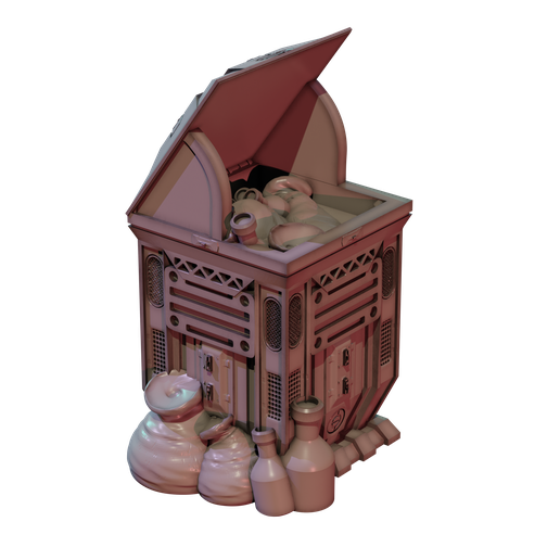 CD_render_027.png "Red Sunset" Cyberpunk assets addon