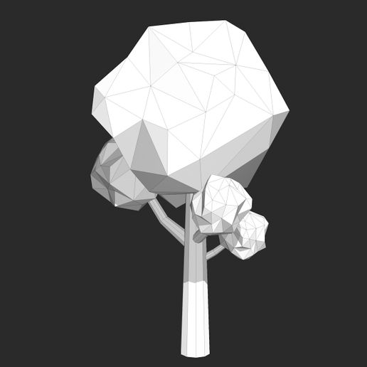 cartoon-tree06.jpg Cartoon Low Poly Tree No.5