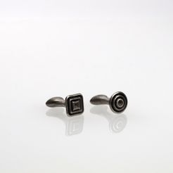 IMG_3969.jpg STL file Hetero [cufflinks]・3D print design to download