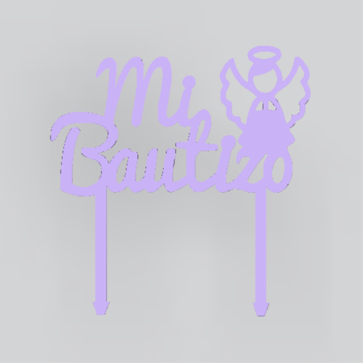 TOPPER MY BAPTISM - 3D model önizlemesi