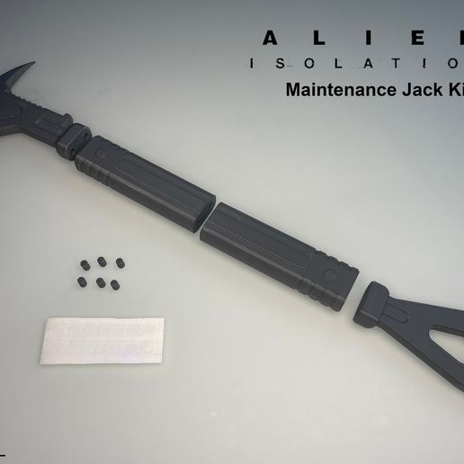 👽 Alien Isolation Maintenance Jack Wrench for Cosplay 3D print model ...