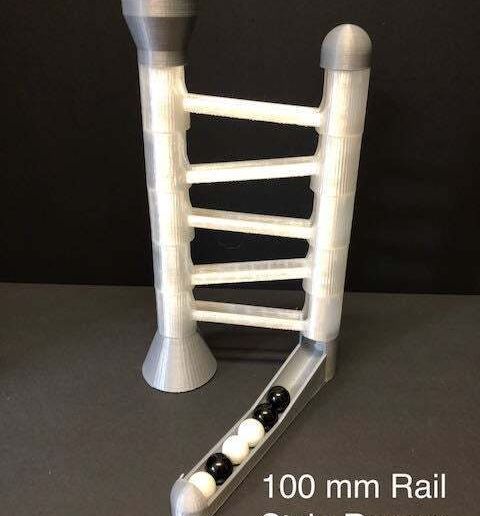 Free STL file Marble Run Compatible 100 mm Rail Style Ramp 🏃 ・3D print ...