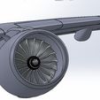 Moteur.jpg A350-900 XWB Ultra High Fidelity model for 3D printing