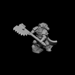 untitled.png Free 3D file WE HH XII Legion Captain (6-8mm)・3D printing design to download
