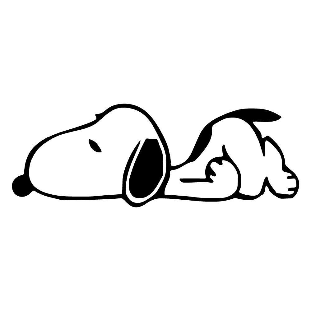 Snoopy-Sad-black.jpg Free STL file Snoopy Sad locksmith - Chaveiro - keychain・3D printable model to download, fabiomingori