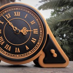 PIC-1-CULTS3D-test.jpg 3D file Vintage Clock with Secret Storage・Design to download and 3D print, AA3DPRINTING