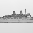 wf1.png SS Constitution ocean liner and cruise ship, post 1959 refit version - full hull and waterline