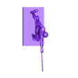 Fencer with stand HD V1.stl Fencer - Two versions