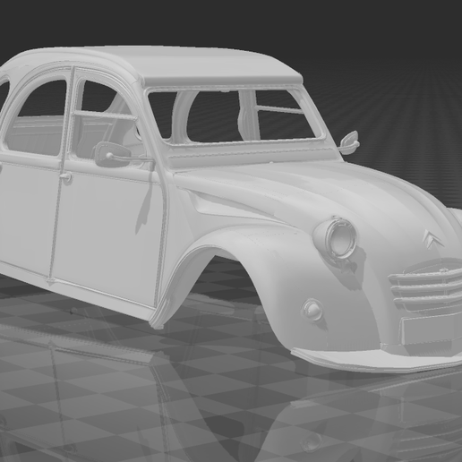 🐚 Citroën 2CV UK Club 1970 Shell Body – Divided Parts for Easy Printing ...