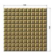 3D-P2-04.JPG Chocolat squares pattern 3d panel 3D print model